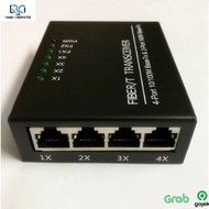 10 100Mbps 2 SC 4 RJ45 ETHERNET FIBER SWITCH HS AIRPO CM2F4E