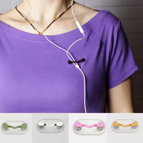 Portable Clothes Clip Magnetic Eyeglass Holder Glasses Clip Glasses Headset Line Clips Hang Magnet H