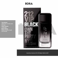 BARANG TERLARIS C HERRERA 212 VIP BLACK 100ML EDP - PARFUM ORIGINAL