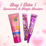 MAGIC COLOR BLUSHER TINTED CREAM AND SUNSCREEN SPF90+++ BLUSHER CREAM