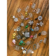 Bible verse keychain-transparent mica keychain