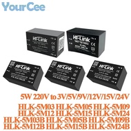 5W 220V to 5V/3.3V/9/12V/15V/24V AC to DC Step Down Buck Power Supply Module HLK-5M03 HLK-5M05 HLK-5