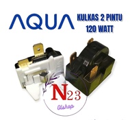 overload kulkas Aqua 2 pintu 120 Watt + relay PTC kulkas 2 pintu / relay kulkas 3 pin