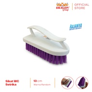DRAGON Setrika Sikat WC Toilet 13 Cm Pembersih Kamar Mandi Cleaning Brush Serbaguna DRGM-SK345 Warna
