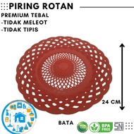 Plastic Rattan Plate | Woven Plastic Rattan Plate | Rattan Plate