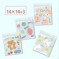 YUEW OPP YUMMY FRUIT Coockies Plastic 14x14cm 14 cm x 14 cm + 3 cm Contents 100pcs Souvenir Candy Wr