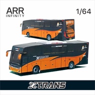 Miniature Bus 27 Trans Jetbus 3+ SHD Adiputro 1/64 Papercraft Bus