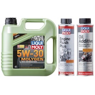 Liqui Moly Molygen 5W-30 + Engine Flush + Oil Additive