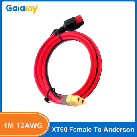 1M XT60H-F To 45A Anderson Plug Cable XT60 Female To Anderson Solar Power Cord Adapter Cable 12AWG T
