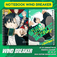 NOTE BOOK WIND BREAKER / NOTEBOOK WIND BREAKER / BUKU CATATAN WIND BREAKER / WIND BREAKER