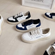 -EJ- EPT COURT Retro Shoes White Cream Black Soft Pink Sky Blue Green Leather Classic Style