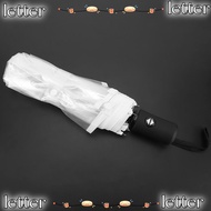 LETTER Automatic Folding Umbrella, Transparent 3-fold Transparent Umbrella, Lightweight Automatic Fo
