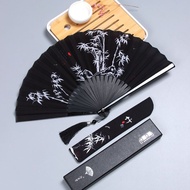 Ya Fan Hall Bamboo Classical Small Women's Folding Fan Retro Chinese Style Men's Fan Portable Antiqu