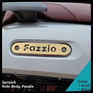 Front & Side Body Garnish Package - Front & Side Fazzio Motif Black Yamaha Motor Accessories