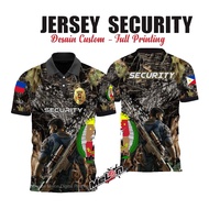 JERSEY SECURITY FULL PRINTING POLO SHIRT TSHIRT 3D Shirt Full Sublimation for Men Women Uniform code