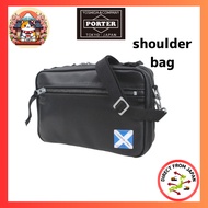 [porter] Yoshida Kaban LUGGAGE LABEL Shoulder bag black [NEW LINER] Direct From Japan
