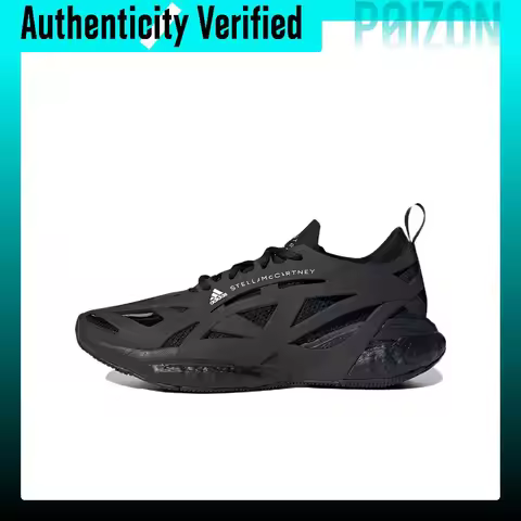 Stella McCartney x Adidas Solar Glide 1 Comfortable Low top Running Shoes Women's Black HQ5961