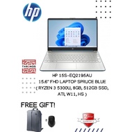 HP 15s-Eq2195AU 15.6'' FHD Laptop Spruce Blue