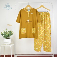 Babydoll Forever Sweet 5XL Celana Panjang Baju Tidur Set Piyama Wanita Jumbo V-539