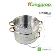 Kangaroo 2-tier Steamer Pot 26cm Stainless Steel KG-872