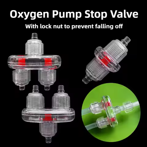1/2Pcs Aquarium Air Pump Accessories Check Valve three-way /one-way Non-Return Check ValveTrachea wi