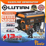Mytools LUTIAN Gasoline Generator LT6500N-1 Recoil Start 13HP 389cc | Mesin Penjana Kuasa Enjin Petr