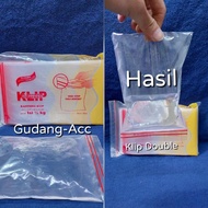 Plastic Clip DOUBLE Clip ZIPLOCK 17 + 2.3X12CM For 1/2KILO Contents