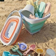 MXMIO 1 Set Beach Sand Play Toys, Bucket Plastic Beach Bucket Toys, Sand Bucket Pit Tool Shovel Ligh
