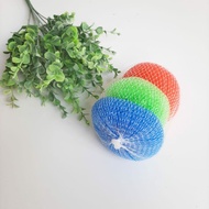 Donut-shaped Dishwashing Sponge - Plastic Washing Fiber - Pot Scrubber - Kitchen Tools