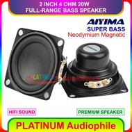 Bst! Speaker 2 Inch Fullrange Bass Neodymium Magnet 2" Hifi Full range