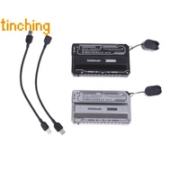 [TinCh-t] 21700 Universal Battery Charger Case 20W Type-C Battery Holder Built-in Cable Detachable D