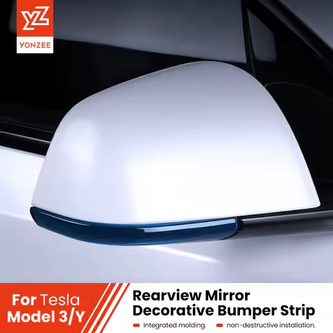 YZ Car Rearview Mirror Protector for Tesla Model 3 Y Highland Juniper 2021-2025 Mirror Protector Veh