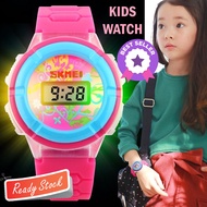 SKMEI Jam Tangan Anak Perempuan Laki Laki Digital LED Jamtangan Anak2 Kecil Cewek Cewe Cwe Cowok Cow