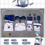 Hot  Saya Cos Mikasa Sayaka Cos Magical Girl Madoka Magica Sayaka Transformation Battle Costume Wig 