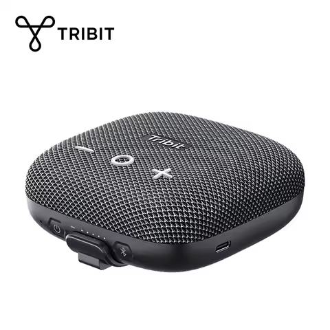 Tribit StormBox Micro 2 Portable Bluetooth Speaker with Deep Bass 10W Power IP67 Waterproof Small Ou