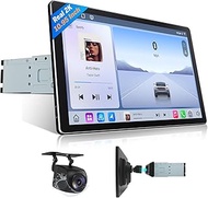 Eonon Single Din Car Radio, 10.95-inch 2K HD Large Screen, Android 13 Car Stereo with CarPlay/Androi