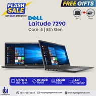 Dell Latitude 7290 Laptop | Intel Core i5-8th Gen 13.3" Display | 8GB Ram | 256GB-512GB SSD Storage 
