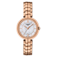 Tissot Flamingo Quartz ทิสโซต์ ฟลามิงโก้ สีขาวมุก โรสโกลด์ T0942103311101 นาฬิกาสำหรับผู้หญิง