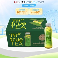 Thùng 24 chai trà xanh vị chanh tự nhiên TH true TEA 350 ml (350 ml x 24)