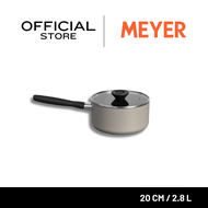 MEYER Bauhaus หม้อมีด้ามจับ ขนาด 20 ซม./2.8 ลิตร พร้อมฝา Saucepan (13764-TE12)