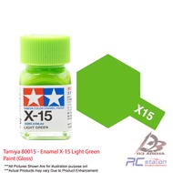 Tamiya 80015 - Enamel X-15 Light Green Paint (Gloss)
