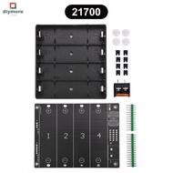 Ziqqucu 21700 18650 Battery Case Holder 4 Slots 3.7V 14.8 Volt DIY Battery Storage Box in Parallel P
