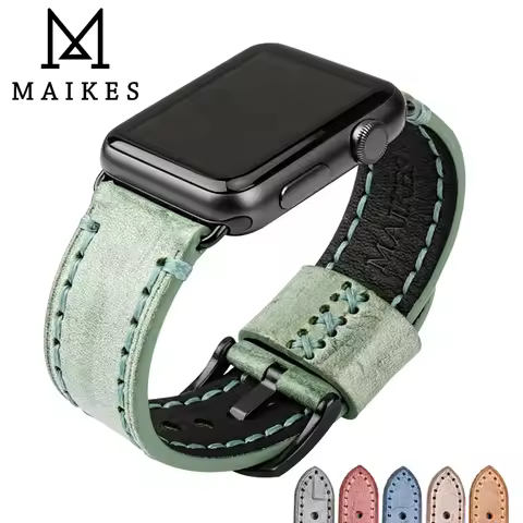 Special Leather Watchband For Apple Watch Band 45mm 41mm 44mm 40mm 42mm 38mm Series 7 6 SE 5 4 3 2 i