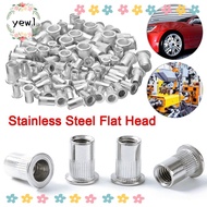 CEDAR 10pcs Stainless Steel Rivnut  Rivet Nut Tool Set Threaded Rivet