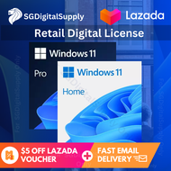 Microsoft Windows 11 Home/Pro Retail License | Permanent | 1 PC | Linked To Microsoft Account | Fast