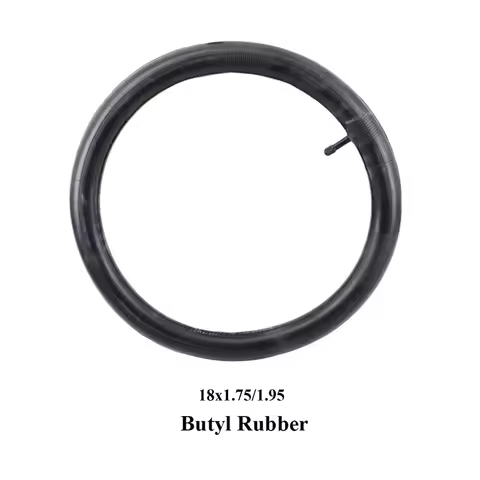Bicycle Tube 18x1.75/1.95 Butyl Rubber Inner Tyre Inner Tire 18 Inch Inner Camera For Scooters E-Bik