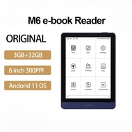 Original Meebook M6 E-book Reader 6 inch E-ink 300PPI Screen Ereader with Dual Color Frontlight 3G/3