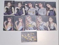 Twice yescard 第四輯 yes 專輯卡 燙卡 燙簽 卡 啤牌 周邊 週邊 精品 nayeon jeongyeon momo sana jihyo mina dahyun chaeyoung
