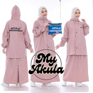 Akula Raincoat Women's Skirt Set Premium Material Durable STRONG THICK ELASTIC ANTI-SEEING AKULA