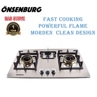 in stock Gas Stove Onsenburg Built-in 3 Burner Gas Hob/Material Stainless Steel  MSD-7601